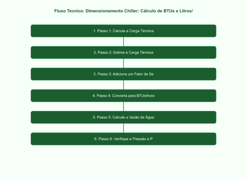 Dimensionamento Chiller: Cálculo de BTUs e Litros/Hora para Injeção Plástica